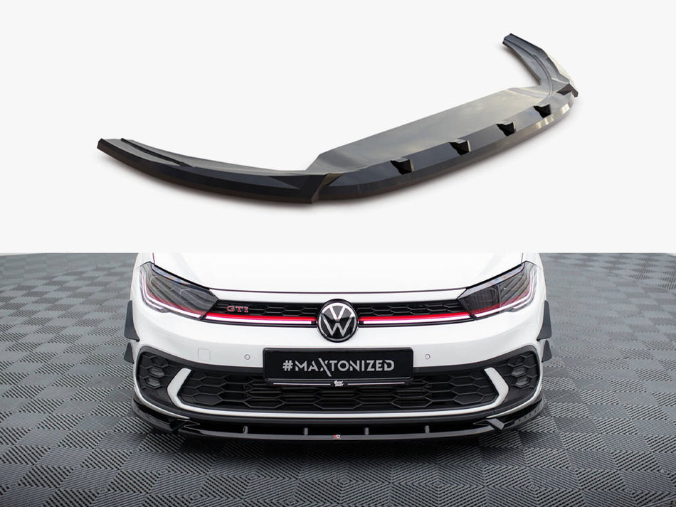 Maxton Front Splitter V.2 Volkswagen Polo GTI Mk6 Facelift