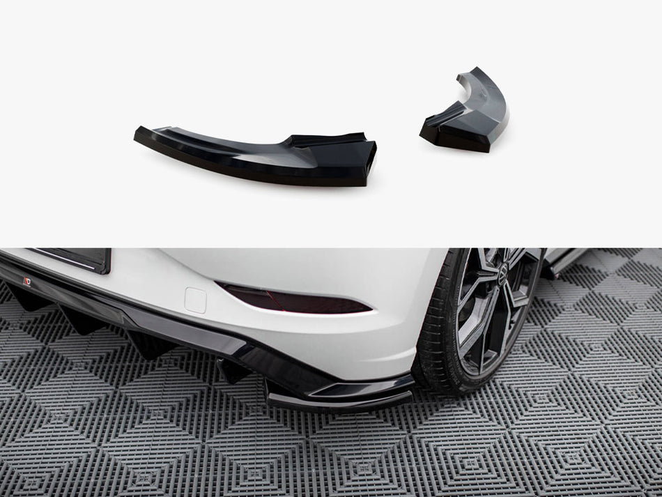 Maxton Rear Side Splitters Volkswagen Polo GTI Mk6 Facelift