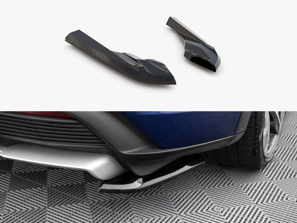 Maxton Rear Side Splitters Porsche Taycan Cross Turismo 4S