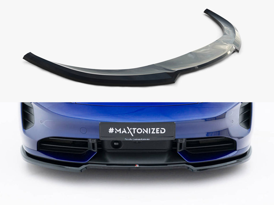 Maxton Front Splitter Porsche Taycan Turbo S Mk1