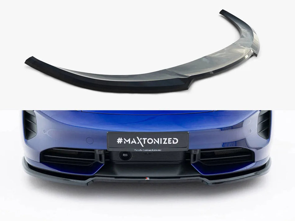 Maxton Front Splitter Porsche Taycan Turbo S Mk1