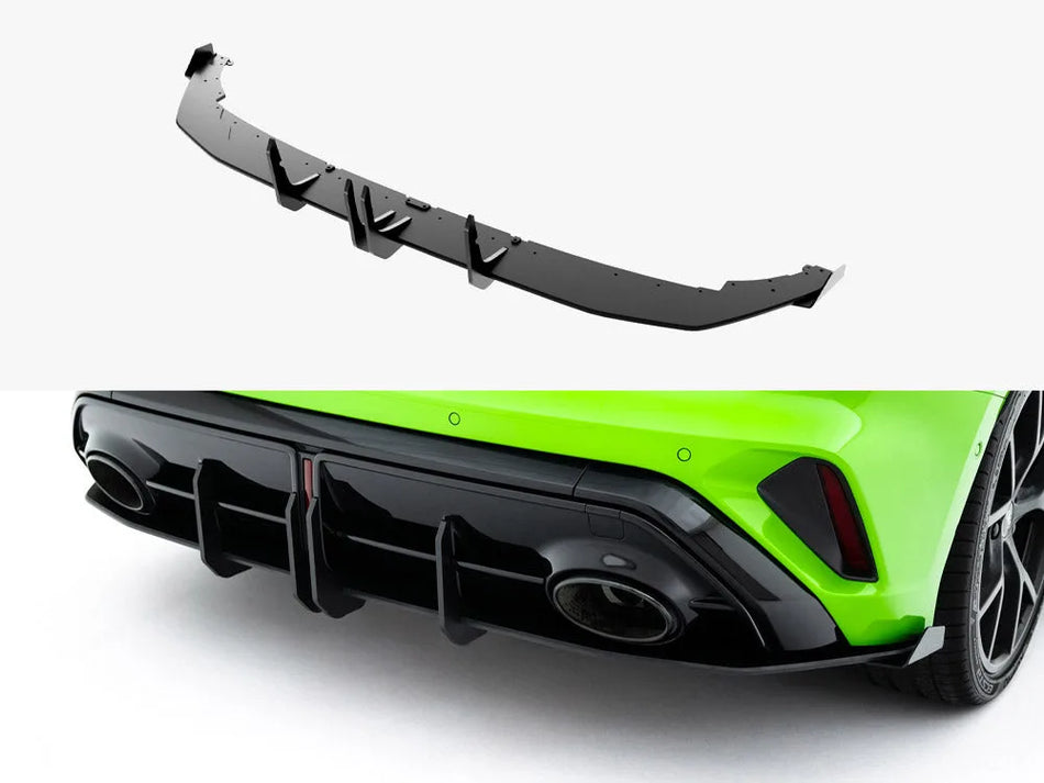 Maxton Street PRO Rear Diffuser + Flaps Audi RS3 Sportback 8Y Facelift