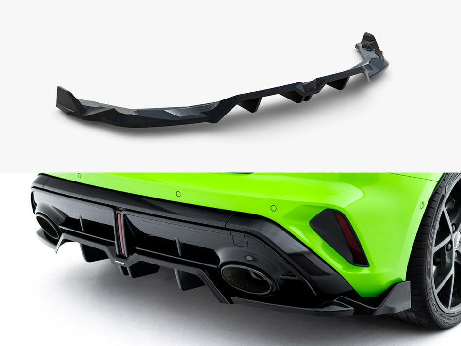 Maxton Rear Splitter (Vertical Bars) V.3 Audi RS3 Sportback 8Y Facelift