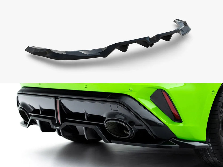 Maxton Rear Splitter (Vertical Bars) V.2 Audi RS3 Sportback 8Y Facelift
