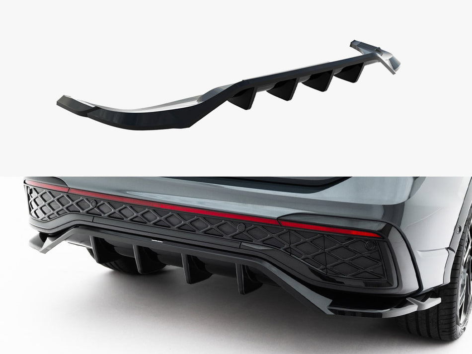 Maxton Rear Splitter (Vertical Bars) Volkswagen Tiguan R-Line Mk3