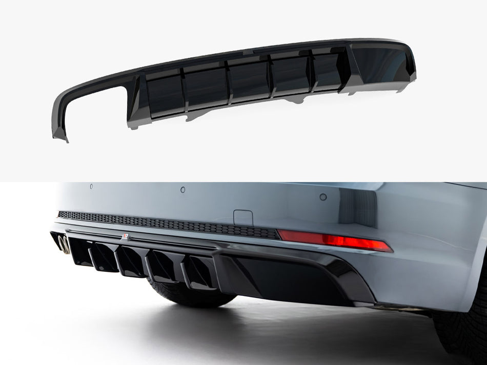 Maxton Rear Valance V.2 Audi A4 S-Line Sedan / Avant B9