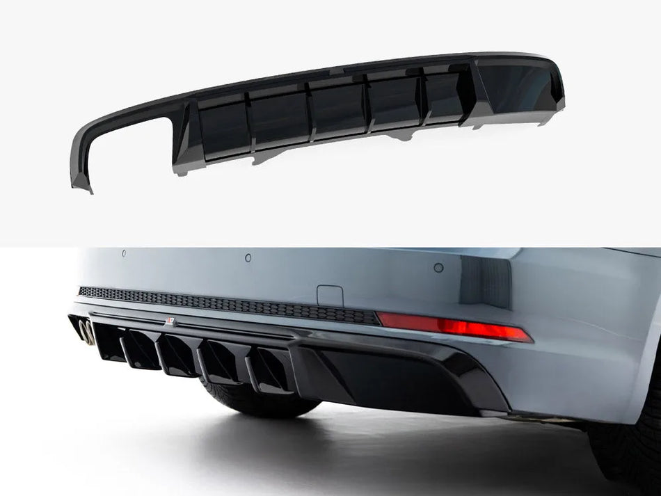 Maxton Rear Valance V.2 Audi A4 S-Line Sedan / Avant B9