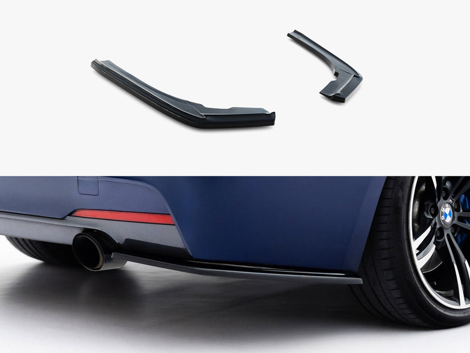 Maxton Rear Side Splitters BMW 3 M-Pack Sedan / Touring F30 / F30 Facelift / F31 / F31 Facelift