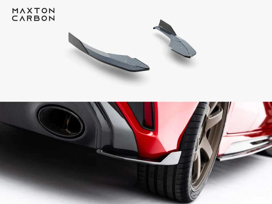Maxton Prepreg Carbon Fiber Rear Side Splitters Audi RS3 Sedan 8Y Facelift