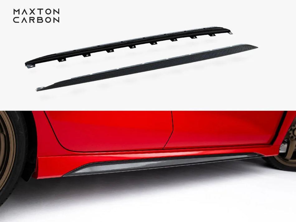 Maxton Prepreg Carbon Fiber Side Skirts V.2 Audi RS3 Sedan 8Y Facelift