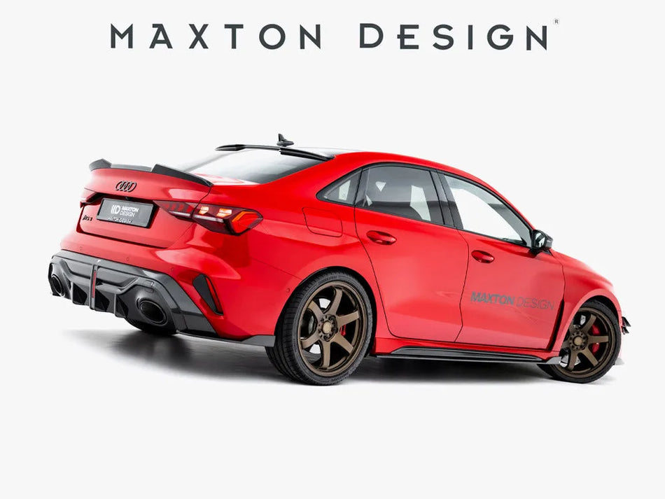 Maxton Set of Prepreg Carbon Fiber Side Skirts Audi RS3 Sedan 8Y Facelift