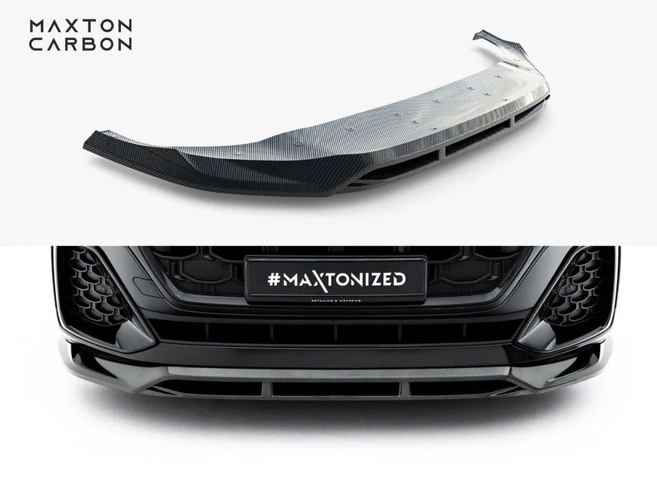 Maxton Prepreg Carbon Fiber Front Splitter Audi SQ8 / Q8 S-Line Mk1 Facelift