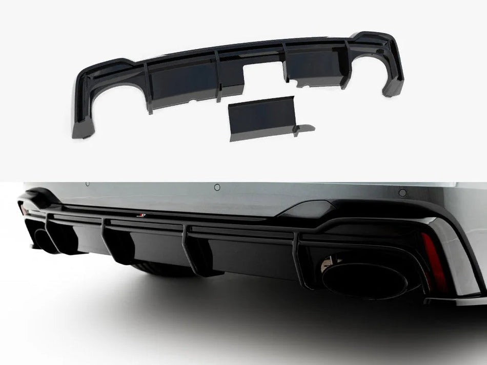 Maxton Rear Valance Audi RS6 C8 / C8 Facelift (Version with towbar)