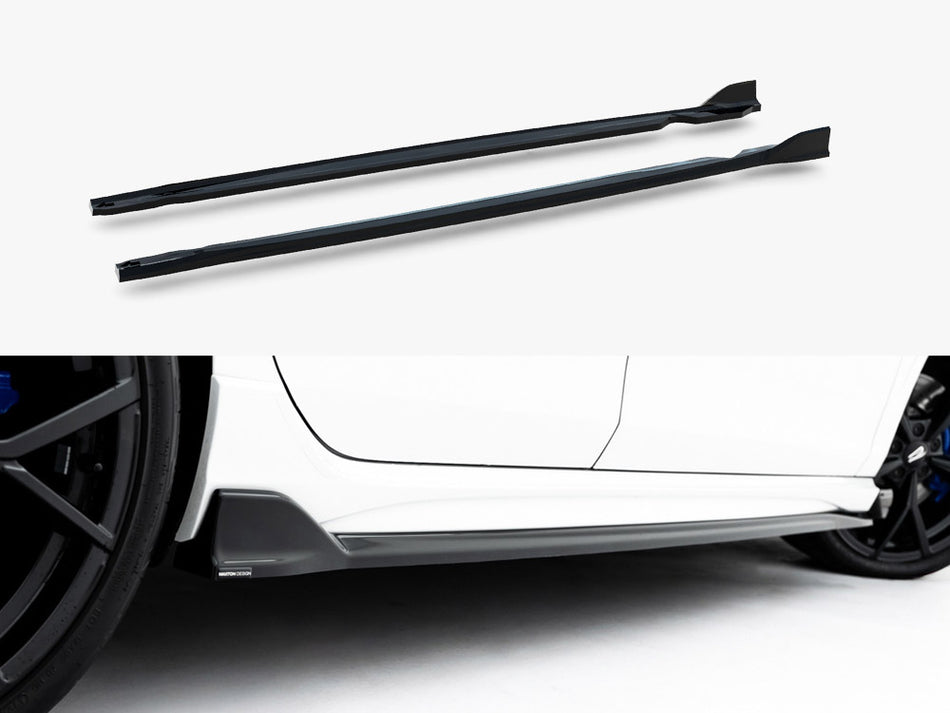 Maxton Side Skirt Diffusers Volkswagen Golf R Variant Mk8 Facelift
