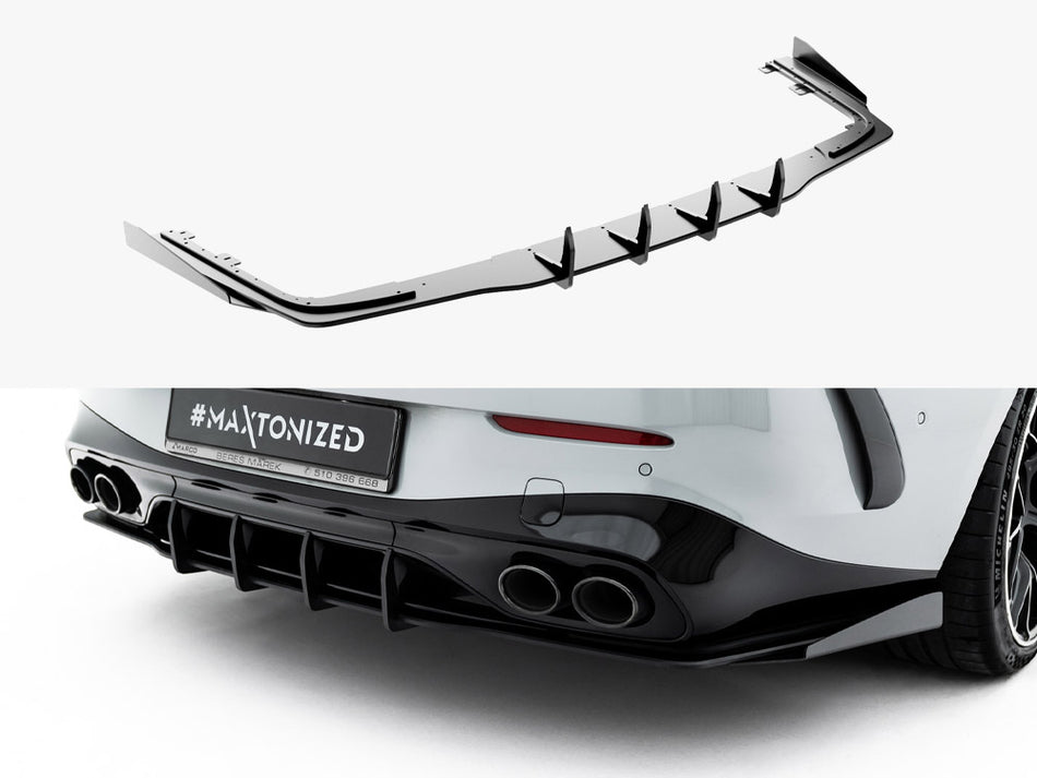 Maxton Street PRO Rear Diffuser + Flaps Mercedes-AMG CLE 53 Aero C236