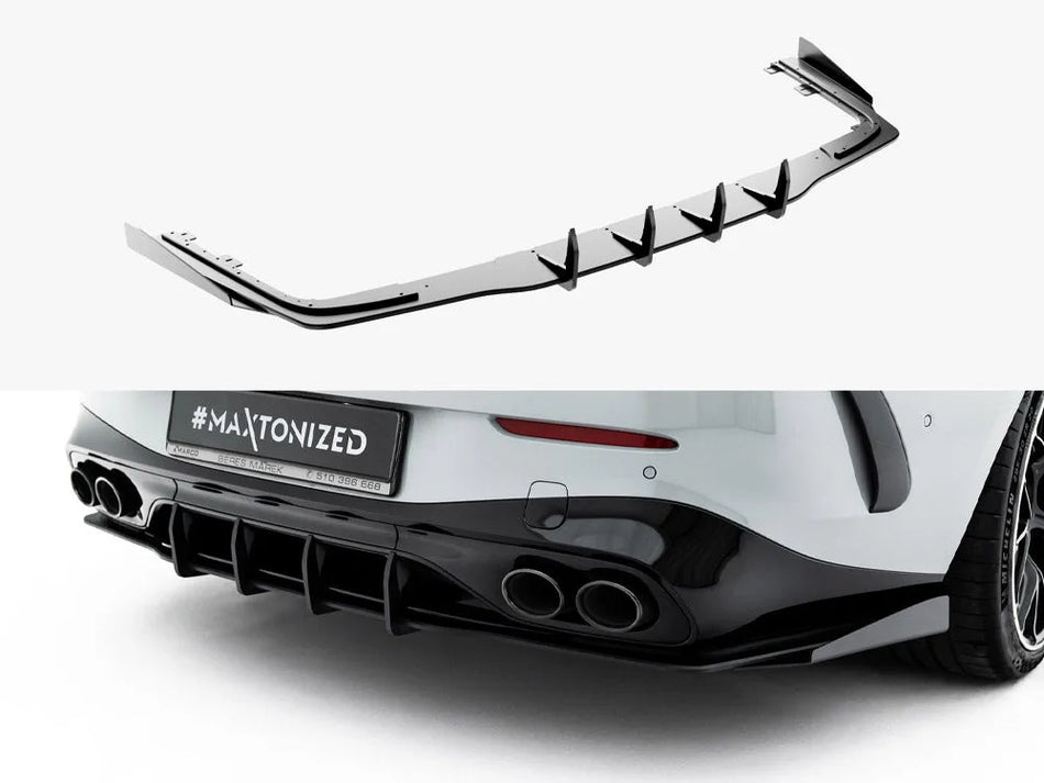 Maxton Street PRO Rear Diffuser + Flaps Mercedes-AMG CLE 53 Aero C236