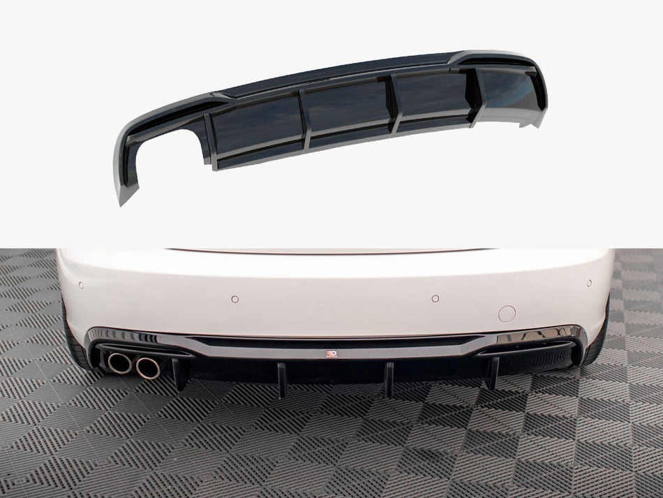 Maxton Rear Valance Audi A5 Sportback 8T Facelift (Version with dual exhausts on one side)