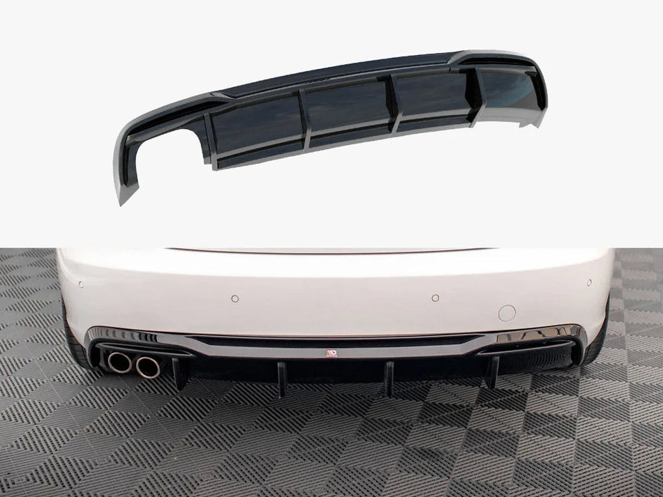Maxton Rear Valance Audi A5 Sportback 8T Facelift (Version with dual exhausts on one side)