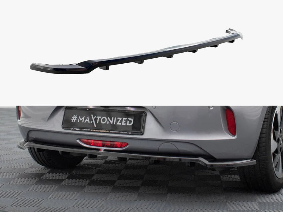 Maxton Rear Splitter (Vertical Bars) Opel Corsa - e F (Mk6)