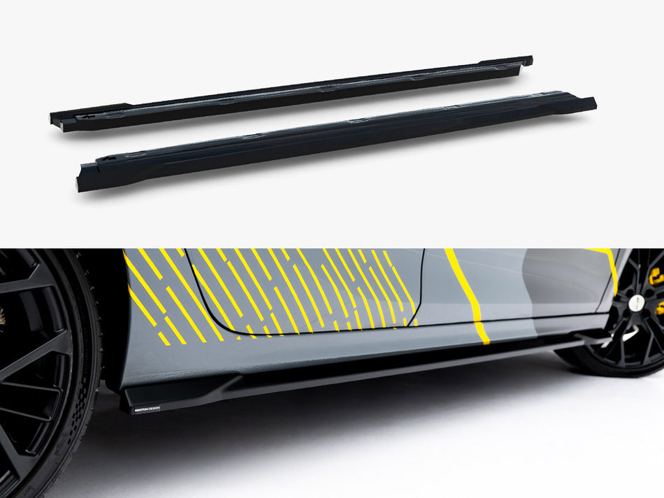 Maxton Side Skirt Diffusers Opel Corsa F Facelift (Mk6 Facelift)