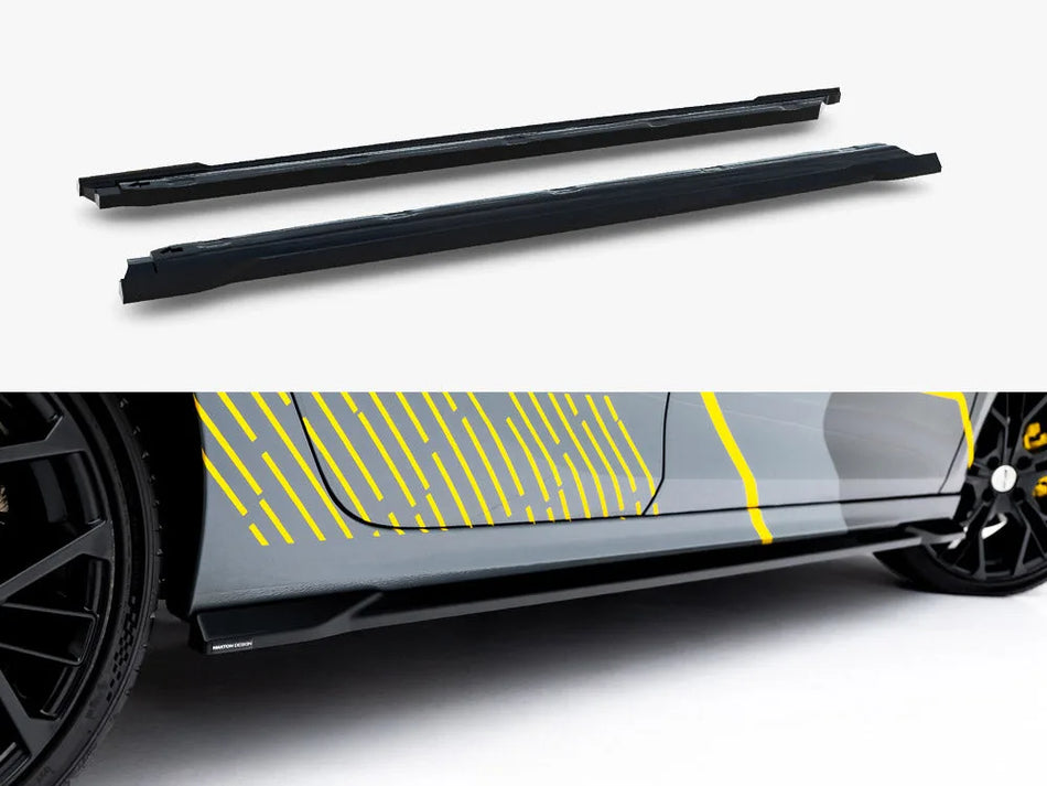 Maxton Side Skirt Diffusers Opel Corsa F Facelift (Mk6 Facelift)