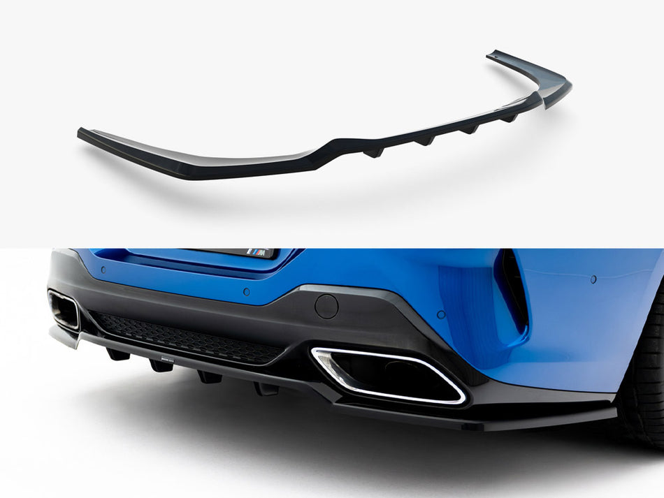 Maxton Rear Splitter (Vertical Bars) V.2 BMW 8 Coupe M-Pack G15