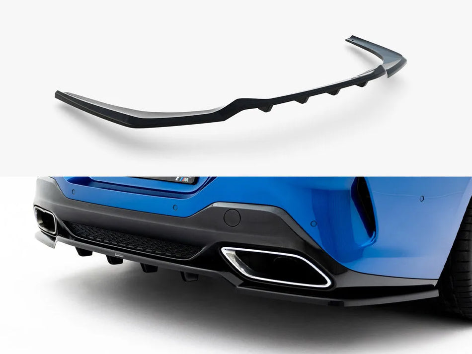 Maxton Rear Splitter (Vertical Bars) V.2 BMW 8 Coupe M-Pack G15