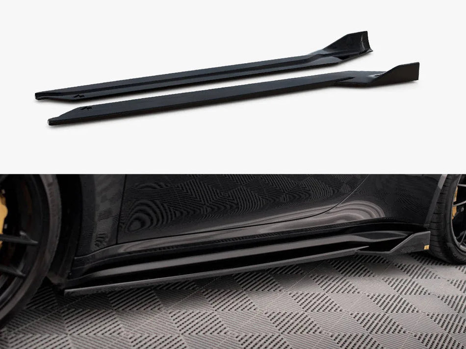 Maxton Side Skirts Diffusers Porsche 911 Turbo S 992