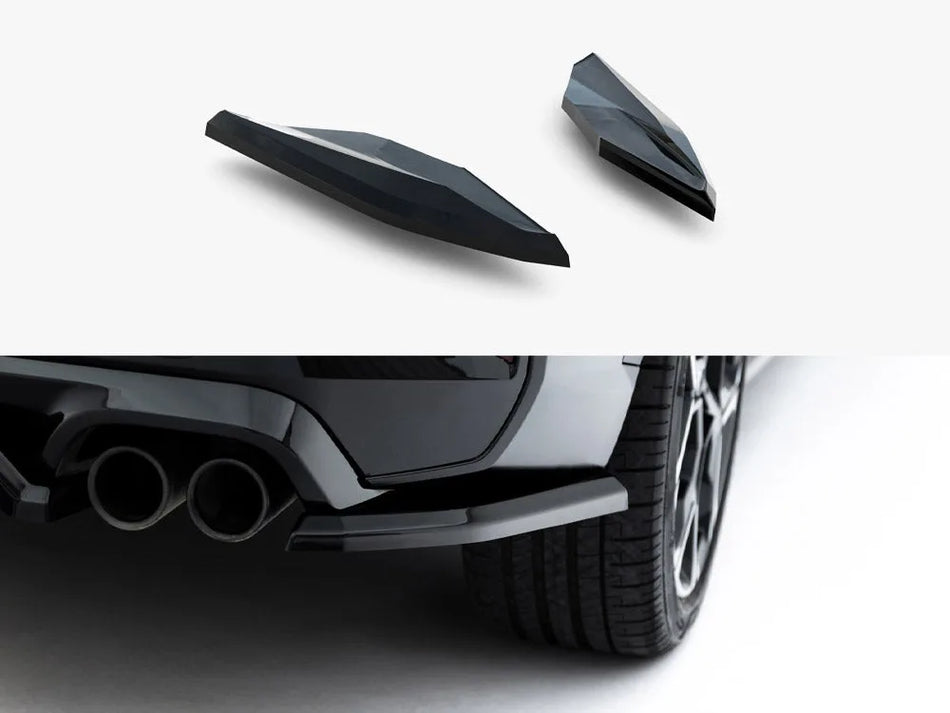 Maxton Rear Side Splitters BMW X1 M35i U11