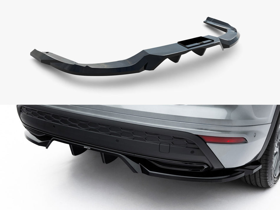 Maxton Rear Splitter (Vertical Bars) Skoda Kodiaq Sportline Mk2