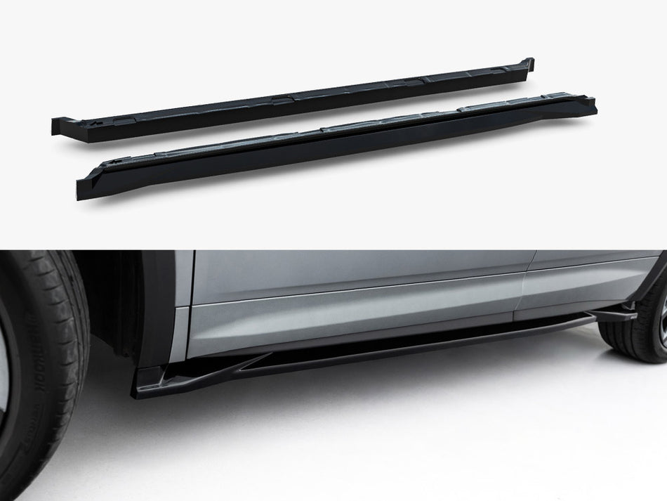 Maxton Side Skirt Diffusers Skoda Kodiaq Sportline Mk2