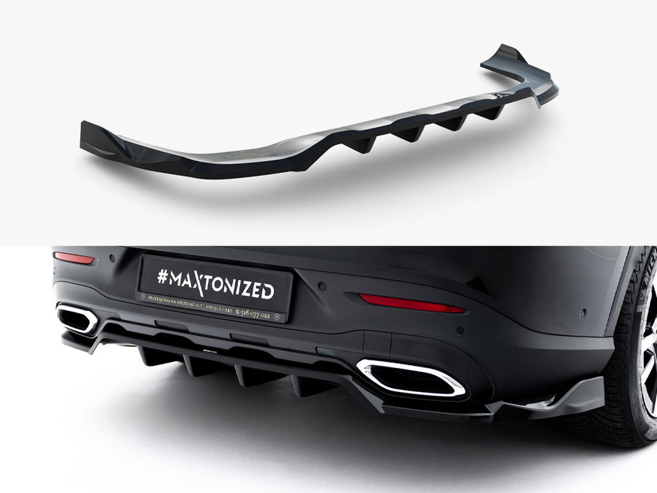 Maxton Rear Splitter (Vertical Bars) Mercedes-Benz GLC Coupe C254