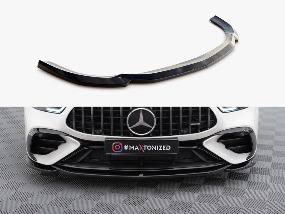 Maxton Front Splitter V.1 Mercedes-AMG GT 43 4 Door Coupe V8 Styling Package