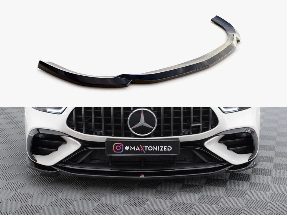 Maxton Front Splitter V.1 Mercedes-AMG GT 43 4 Door Coupe V8 Styling Package