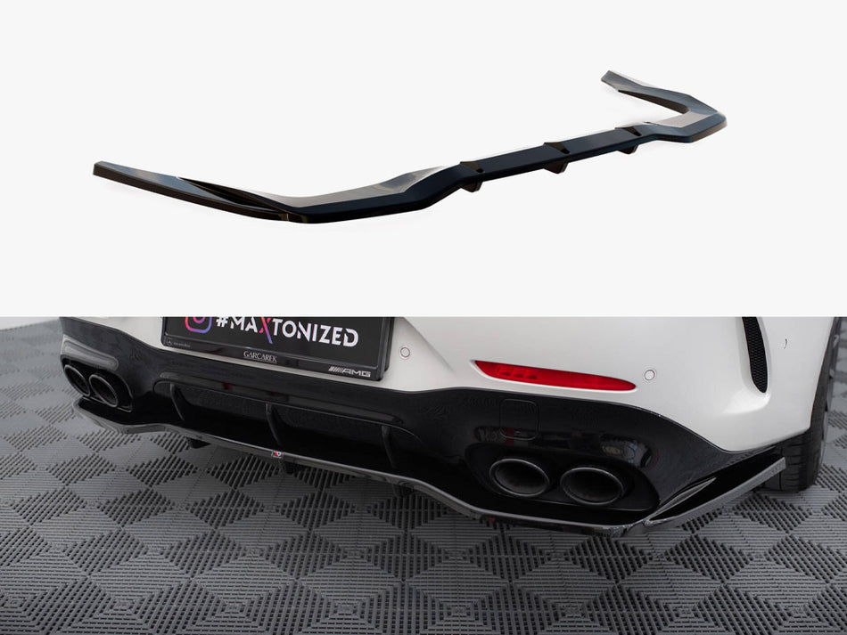 Maxton Rear Splitter (Vertical Bars) Mercedes-AMG GT 43 4 Door Coupe V8 Styling Package