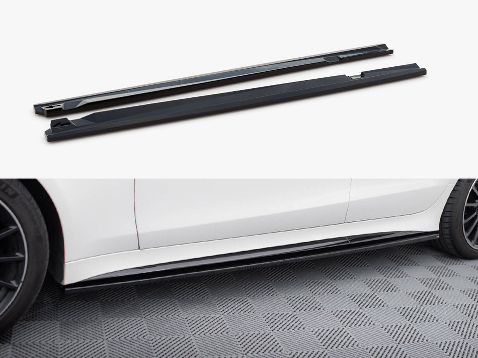 Maxton Side Skirts Diffusers Mercedes-AMG GT 43 4 Door Coupe V8 Styling Package