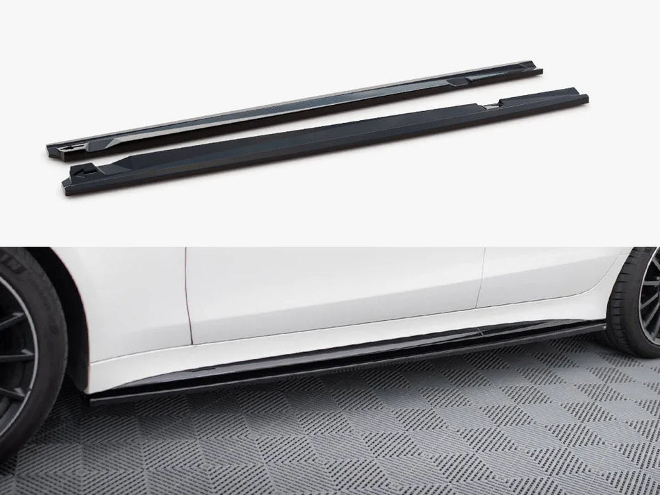 Maxton Side Skirts Diffusers Mercedes-AMG GT 43 4 Door Coupe V8 Styling Package