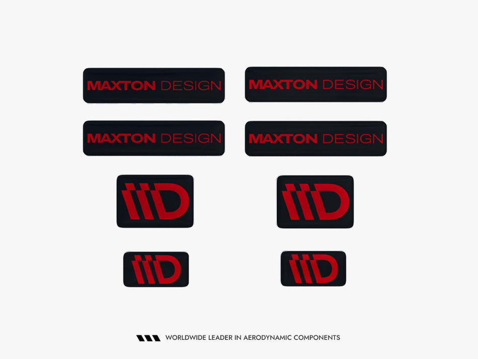Maxton 3D Sticker Set Maxton Design - A (Sold AS A PACK OF X8)