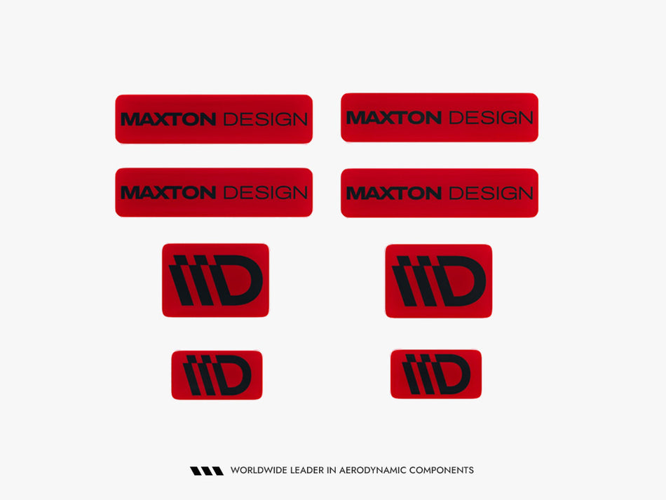 Maxton 3D Sticker Set Maxton Design - B (Sold AS A PACK OF X8)