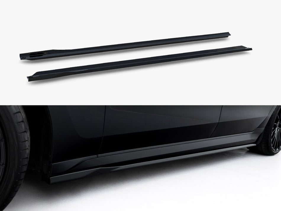 Maxton Side Skirt Diffusers V.2 BMW 740d xDrive M-pack / 740i xDrive M-Pack G70