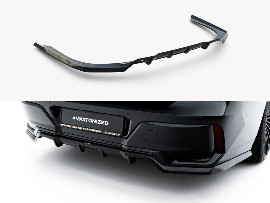 Maxton Rear Splitter (Vertical Bars) V.2 BMW 7 M-Pack G70