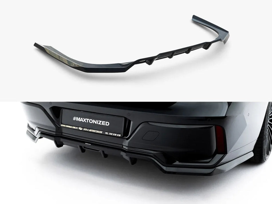 Maxton Rear Splitter (Vertical Bars) V.2 BMW 7 M-Pack G70