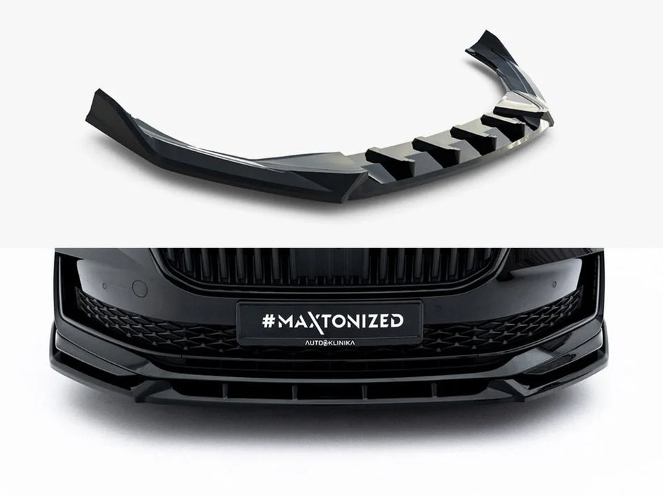 Maxton Front Splitter V.2 Skoda Superb Sportline Mk4