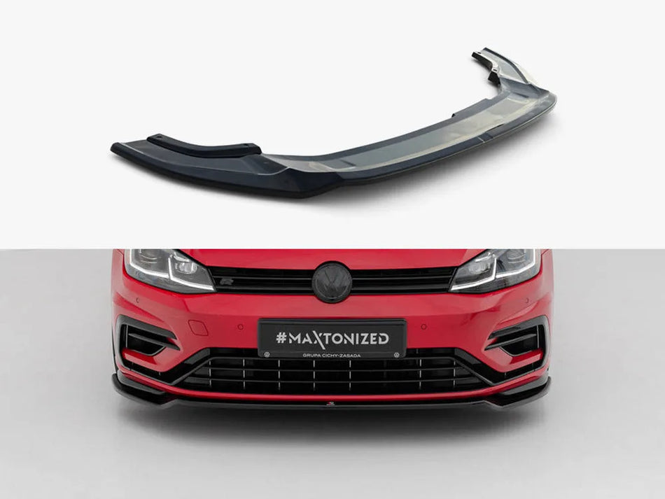Maxton Front Splitter V.3 Volkswagen Golf R / R-Line Mk7 Facelift