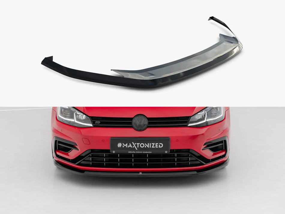 Maxton Front Splitter V.6 Volkswagen Golf R / R-Line Mk7 Facelift