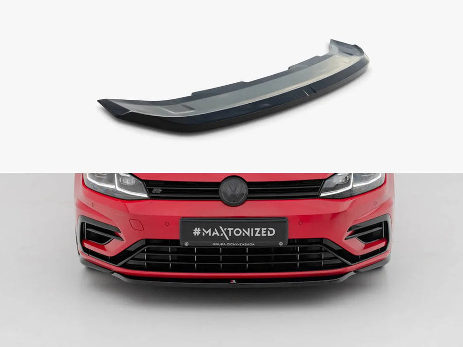 Maxton Front Splitter V.5 Volkswagen Golf R / R-Line Mk7 Facelift