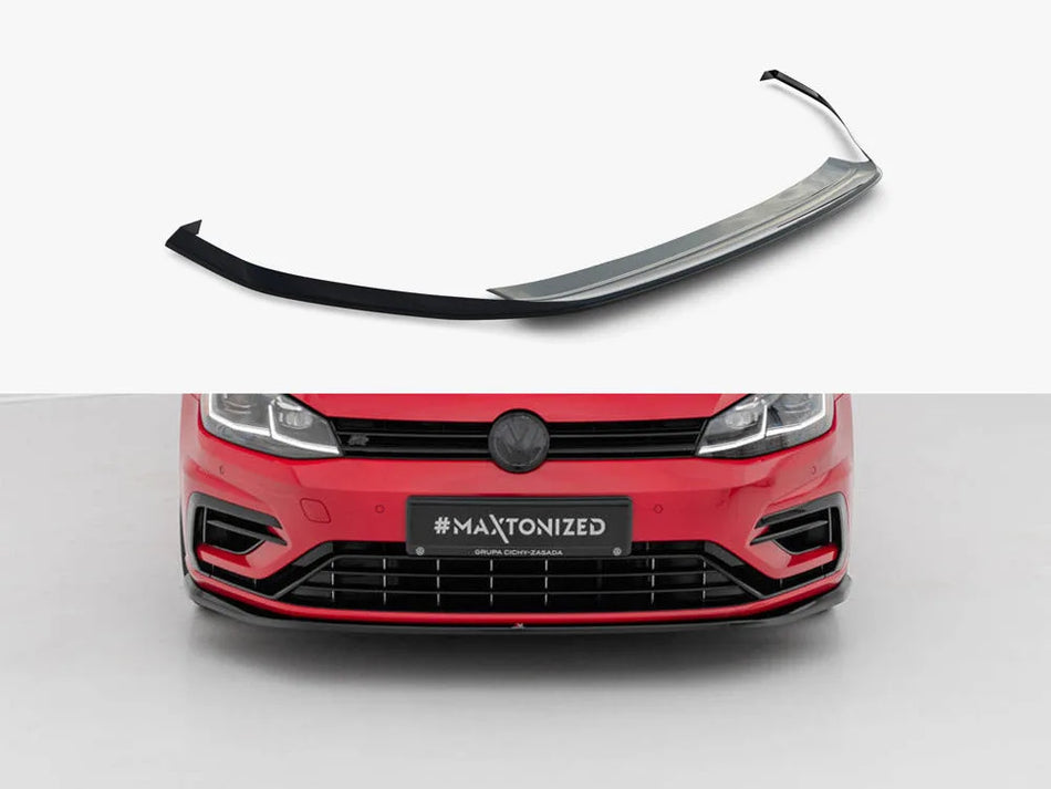 Maxton Front Splitter V.7 Volkswagen Golf R / R-Line Mk7 Facelift