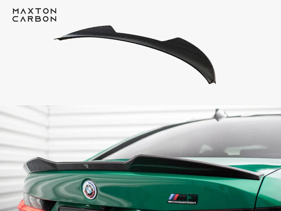 Maxton Carbon Fiber Tailgate Spoiler BMW M3 G80 / M340i G20 / 3 M-Pack G20 / 3 Standard G20