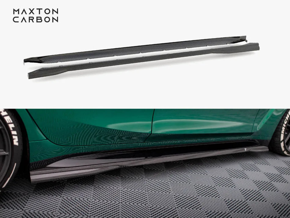 Maxton Carbon Fiber Side Skirts BMW M3 Sedan / Touring G80 / G81