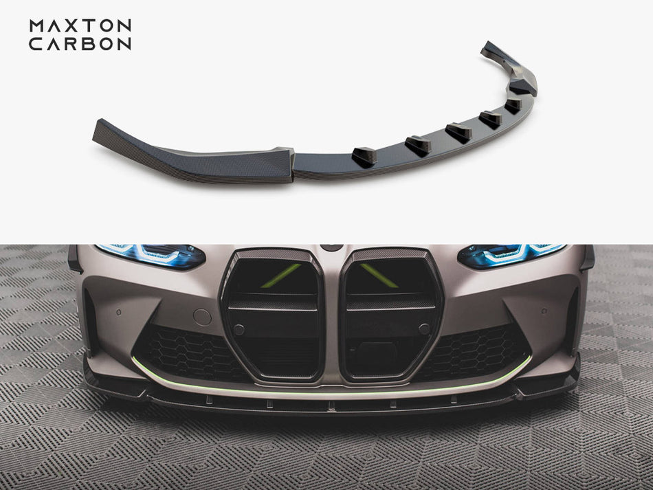 Maxton Carbon Fiber Front Splitter V.1 BMW M4 G82 / G82 Facelift
